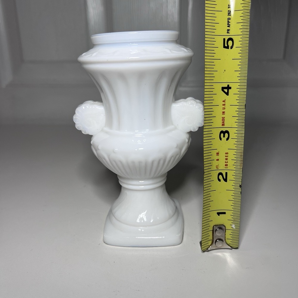 Vintage Avon Milk Glass Urn Decanter Bottle Only - Picture 4 of 13